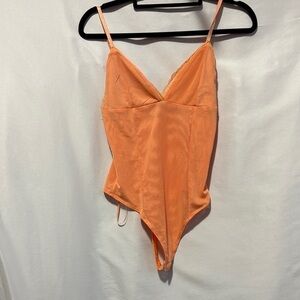 Revamped Vibrant Orange Bodysuit XS288